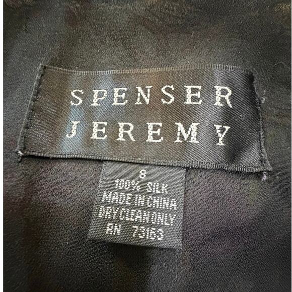 VTG Spenser Jeremy 100% Silk Skirt SZ 6 Floral Lace Fairy Whimsigoth Romantic - Picture 8 of 14